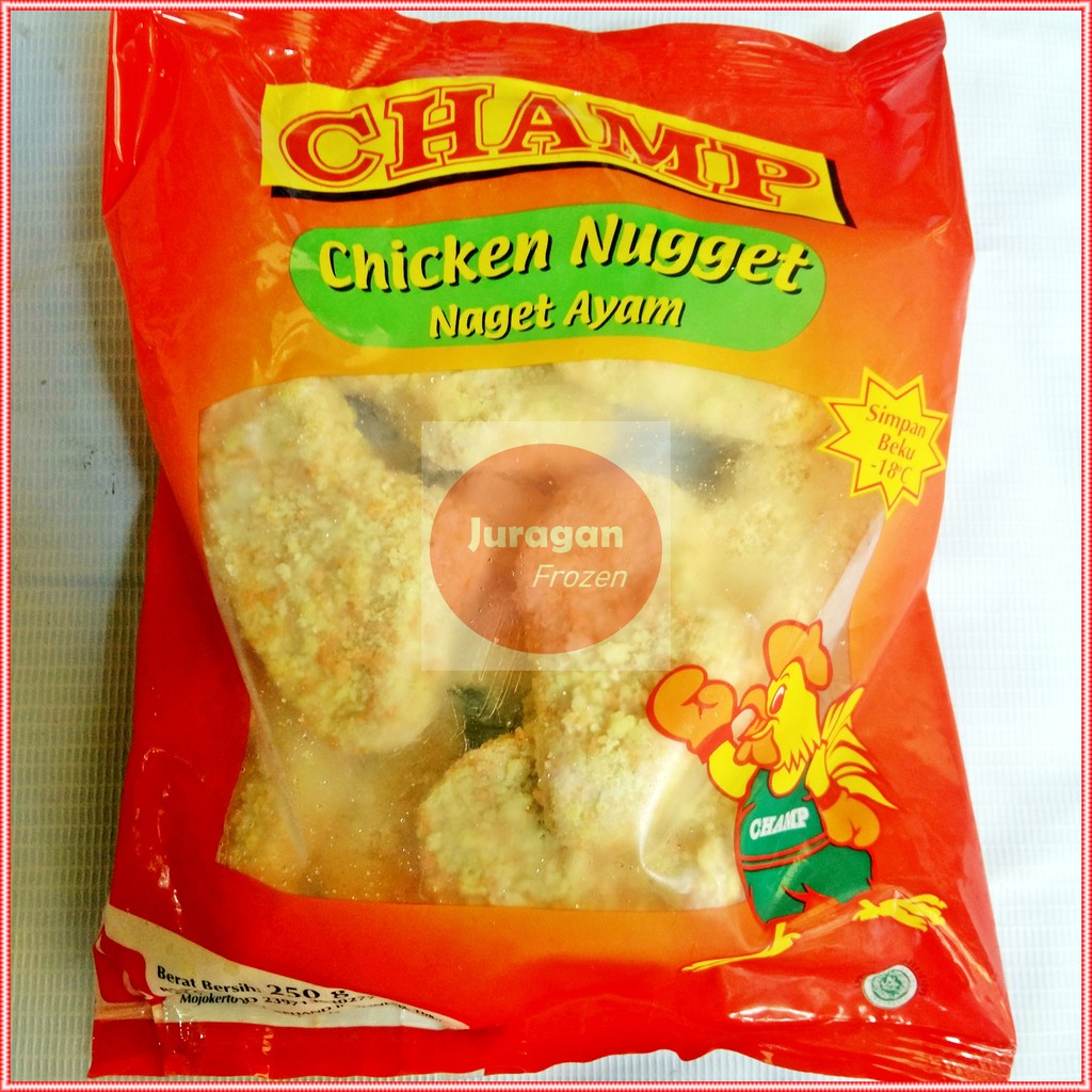 

CHAMP NUGGET AYAM 250g CHICKEN NUGGET FROZEN FOOD