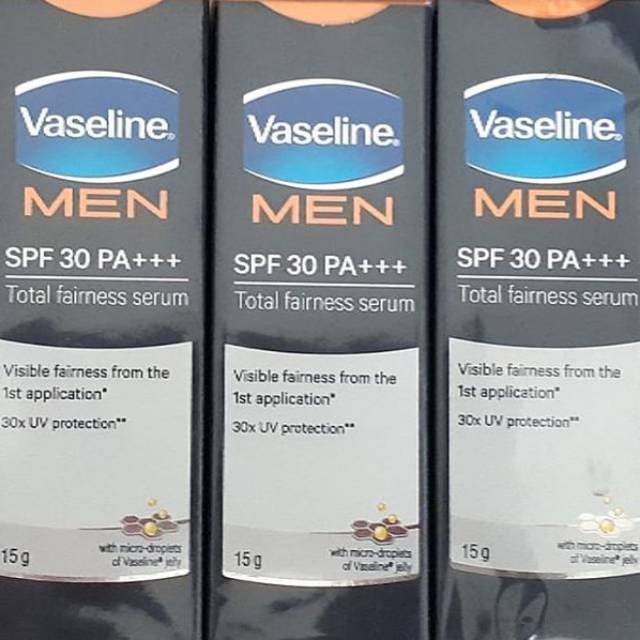 Vaseline Men SPF 30 PA+++ Total Fairness Serum (15gr)