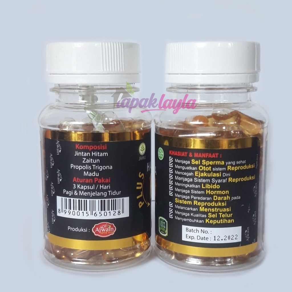 Habbatussauda Trigona Propolis 70 Kapsul jinten hitam