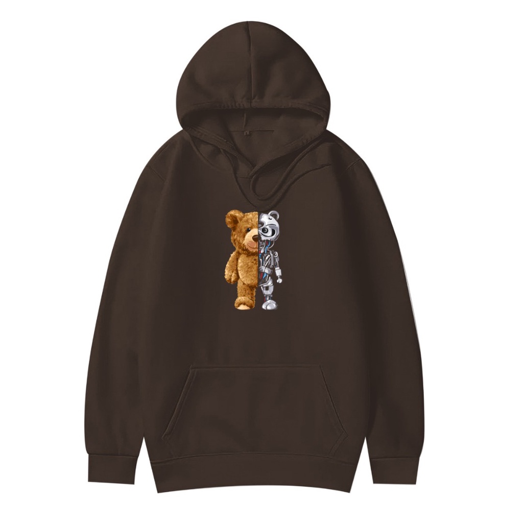 BEAR HOODIE JUMPER PRIA WANITA Size M-XXL