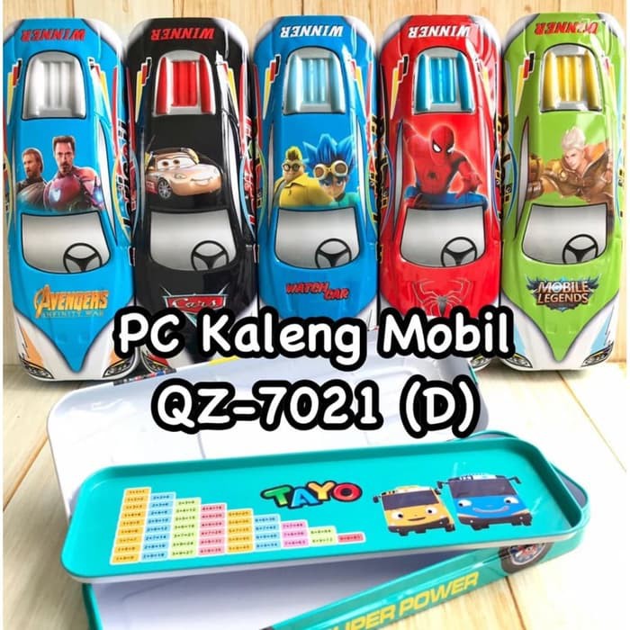 

Pensil case kaleng QZ-7021 mobil