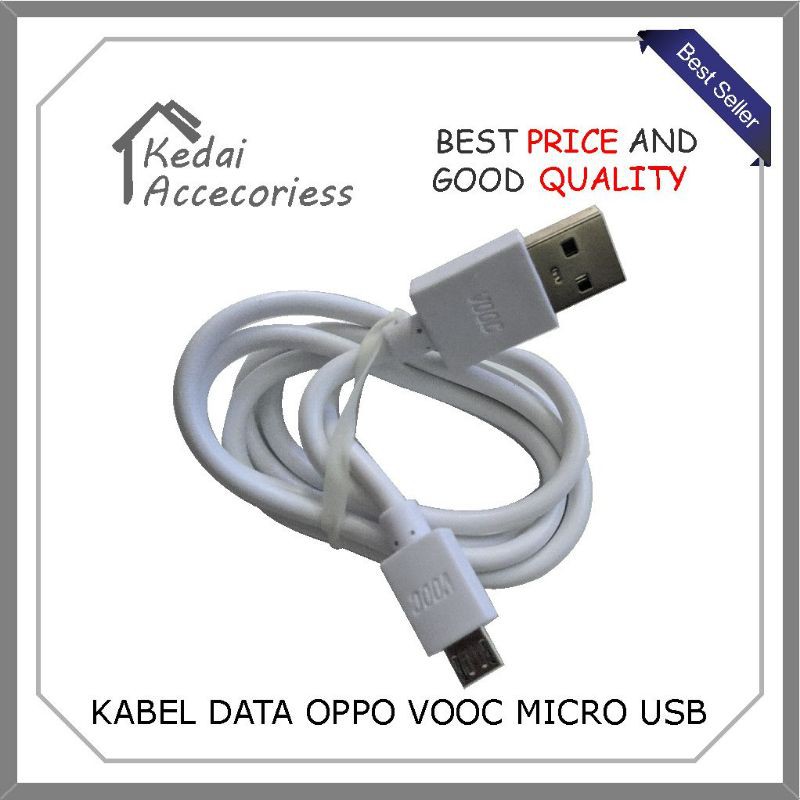 Kabel Data Oppo VOOC Micro Usb Output 2.0 A / Kabel