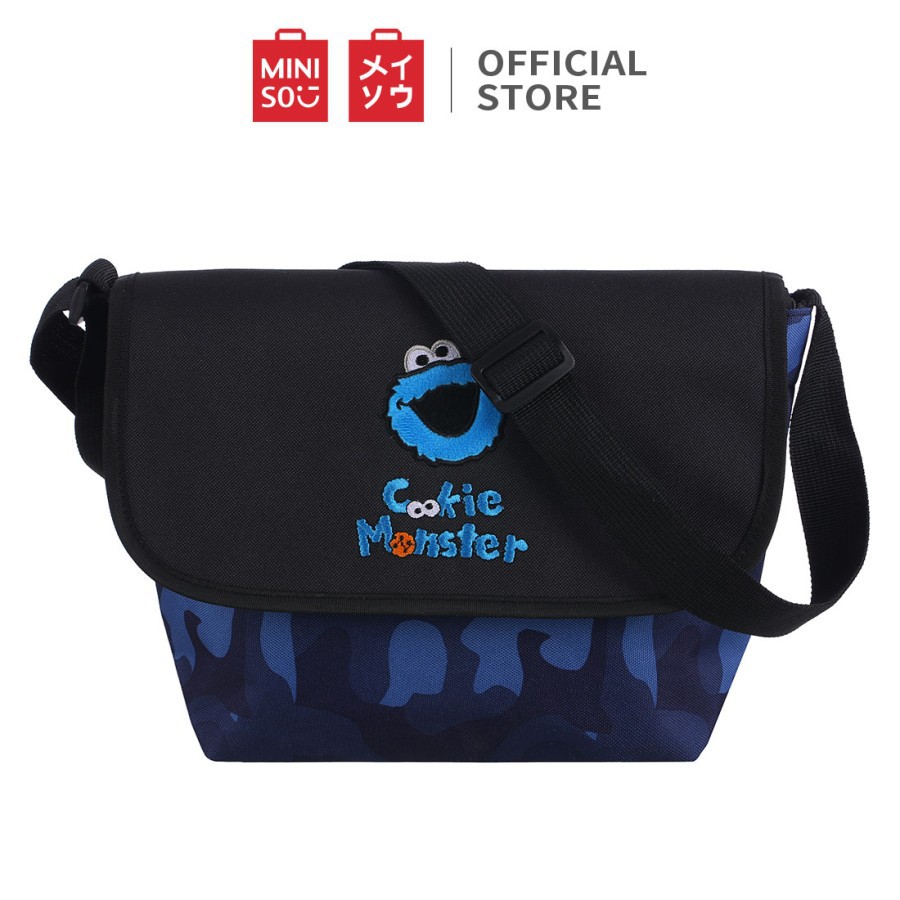 Miniso Tas selempang kamuflase Sesame Street -Crossbody Bag