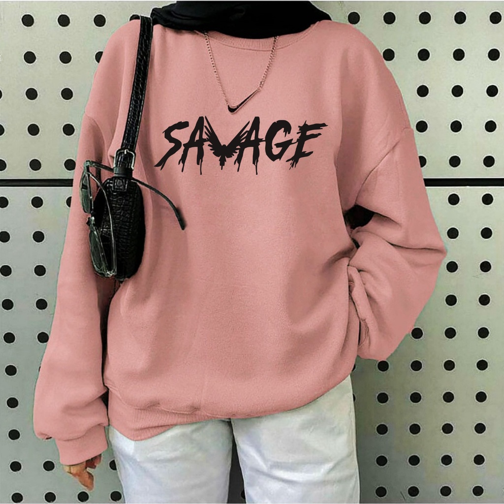 OVERSIZE SWEATER OBLONG OVERSIZE WANITA SAVAGE