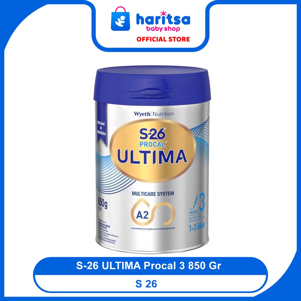 S26 ULTIMA Procal 3 Susu Pertumbuhan Anak Usia1-3 Thn Vanila Tin 850g