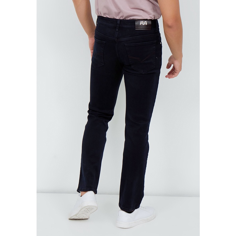 JBBoss Celana Panjang Jeans Polyring Stretch Regular Fit (Dark Blue) / Ramayana Jatinegara