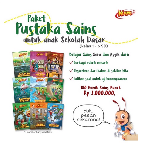 KOMIK SAINS KUARK Paket Pustaka Sains