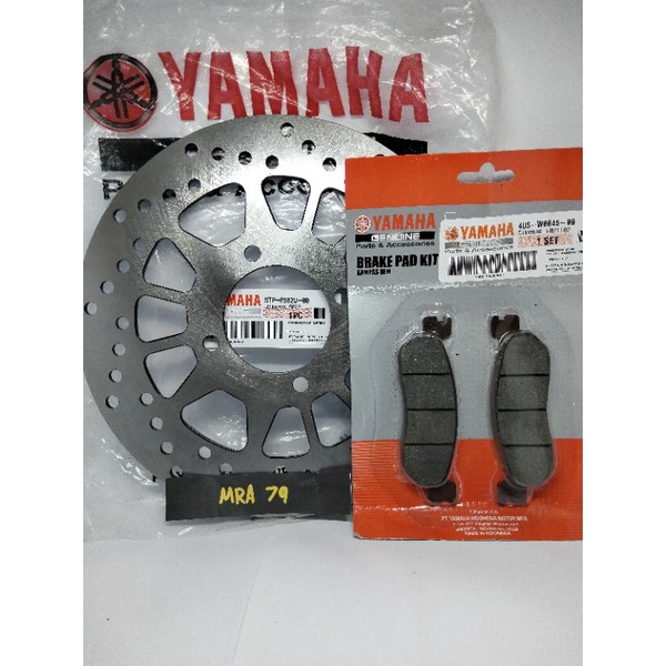 Piringan cakram depan 5TP+Kampas rem depan 4US Jupiter Z lama Jupiter Z Burhan Vega R lama Fizr (ORI