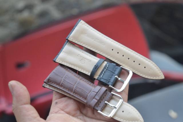 Strap Tali Jam tangan Kulit Time king corak size 30mm