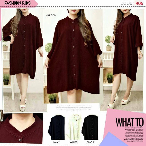 BARU Kemeja tunik jumbo bigsize tunik putih kemeja putih panjang baju kemeja wanita kemeja putih