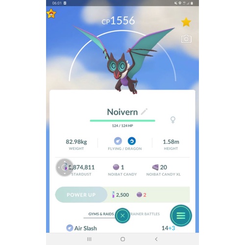 Trade Pokemon Go Noivern
