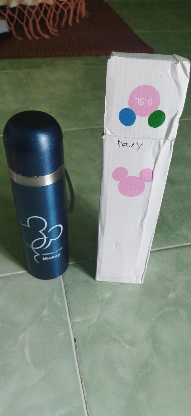 23 Mei 21/termos Air Panas Stainless Stell 500ml Karakter Mickey Mouse/termos Karakter/termos Miki