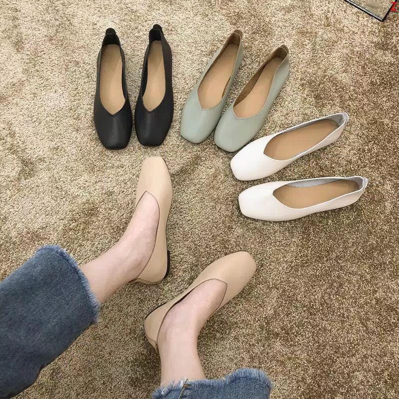 Big Sale] Sepatu Flats Wanita Peas YM04 Neww