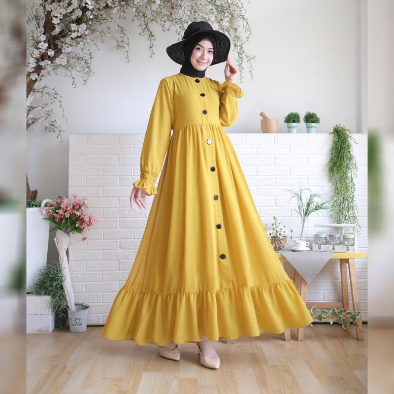 GAMIS PUTIH / GAMIS CERUTI PUTIH / GAMIS PUTIH POLOS / GAMIS BABYDOLL PUTIH / GAMIS CANTIK PUTIH