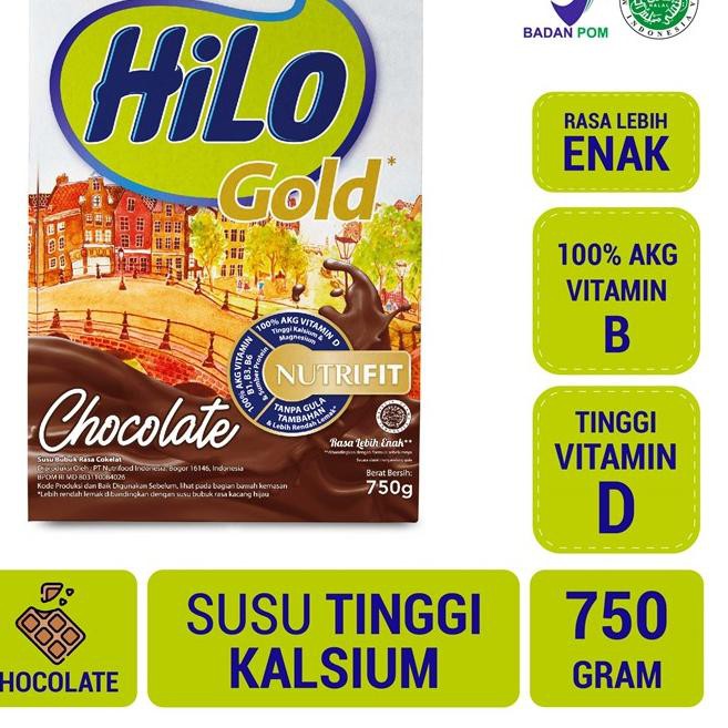 

[KODE PRODUK 12] HiLo Gold Chocolate 750g TERMURAH..!!