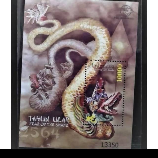 

Souvenir Sheet Perangko Indonesia Shio Ular Tahun 2013