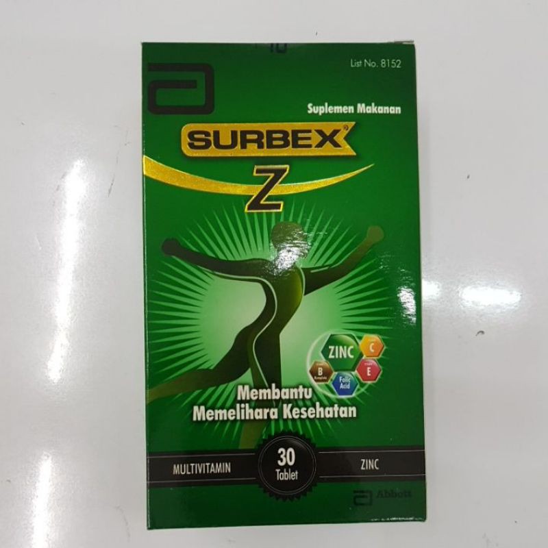 Jual Surbex Z / Box 30 Tablet | Shopee Indonesia