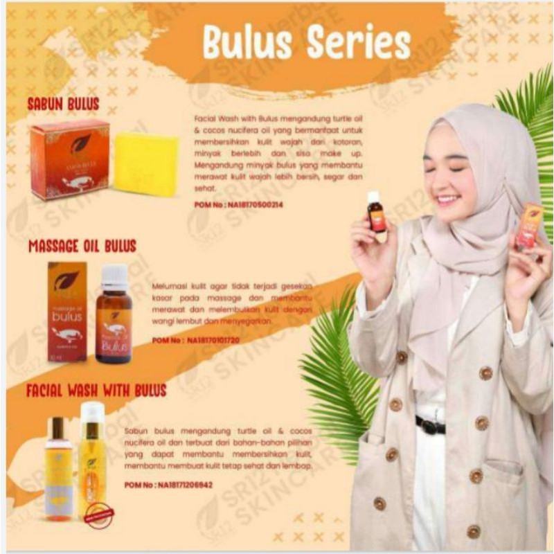 BEST SELLER SABUN BULUS / MINYAK BULUS / FACIAL WASH BULUS SR12
