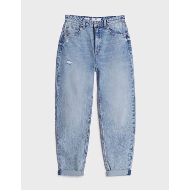 Bershka Mom Denim Jeans HIGHWAIST