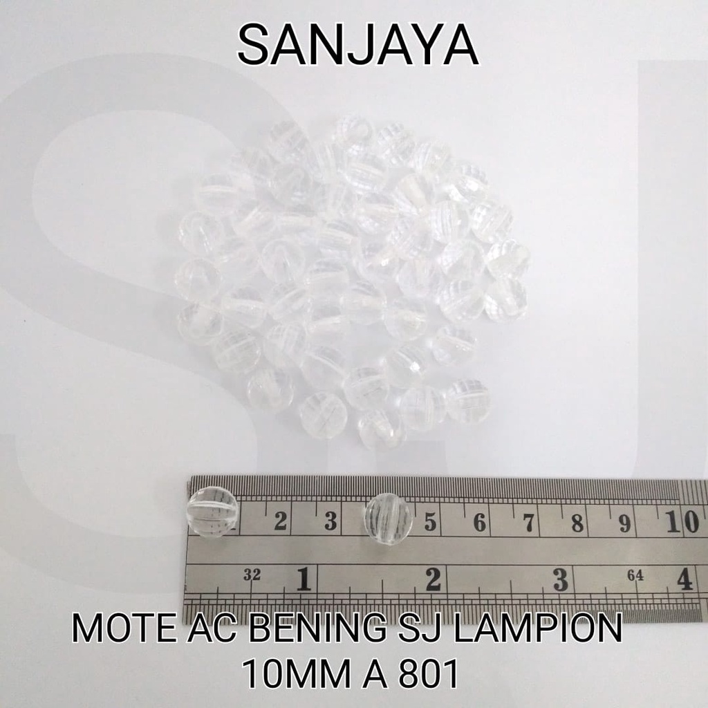 MANIK BENING / MOTE BENING / MANIK AKRILIK BOLA DUNIA / MOTE AKRILIK BOLA DUNIA / MANIK BENING LAMPION / MOTE AC BENING SJ LAMPION 10MM