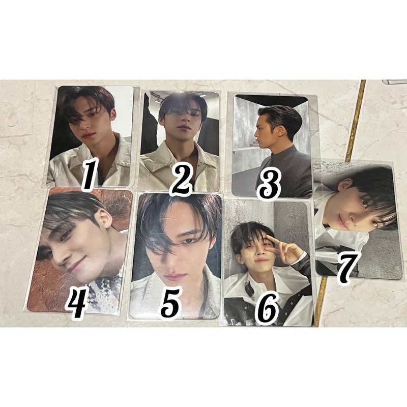 ready stock seventeen face the sun photocard pc only control shadow ray path pioneer carat ver mingy