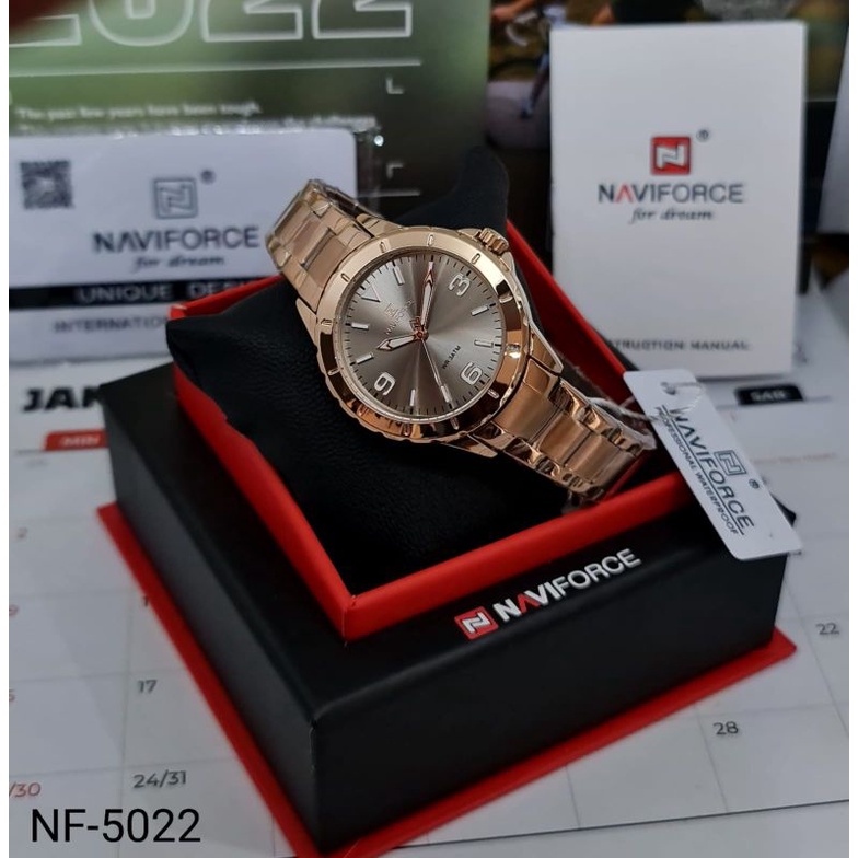 Jam Tangan Wanita Naviforce NF 5022 L Original Jam Cewek mewah