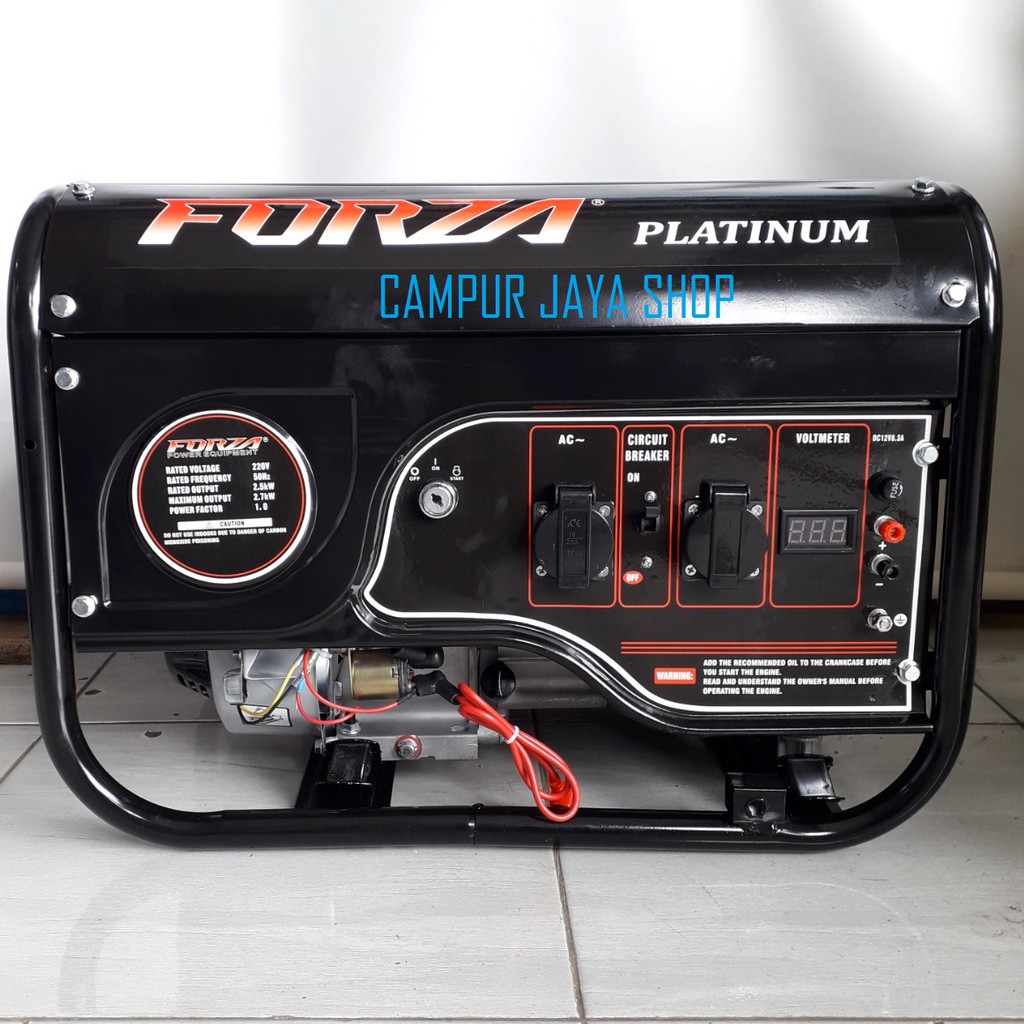 MESIN GENERATOR GENSET JENSET FORZA FGG-4800 RXE 2500 WATT