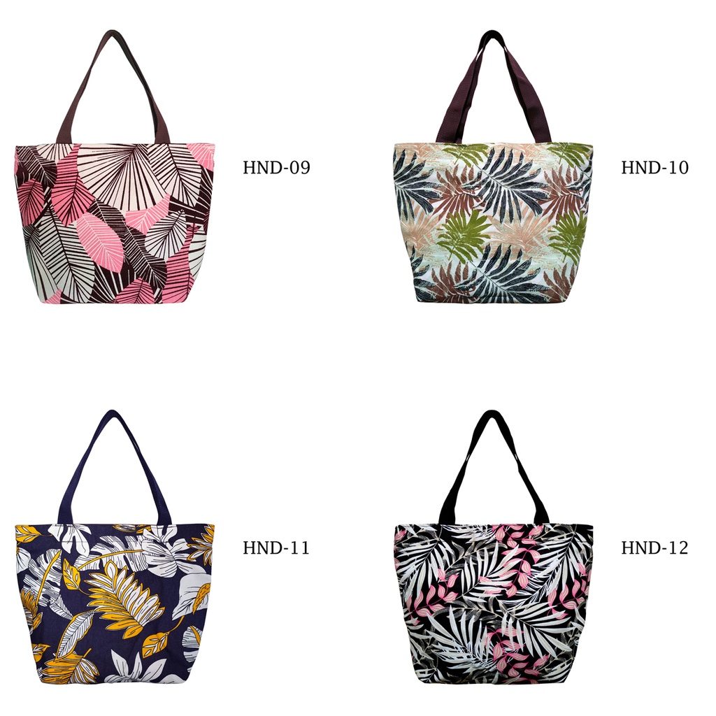 Tas Kanvas Jinjing Sedang 32x25x10cm Varian HND-09 Ke HND-12