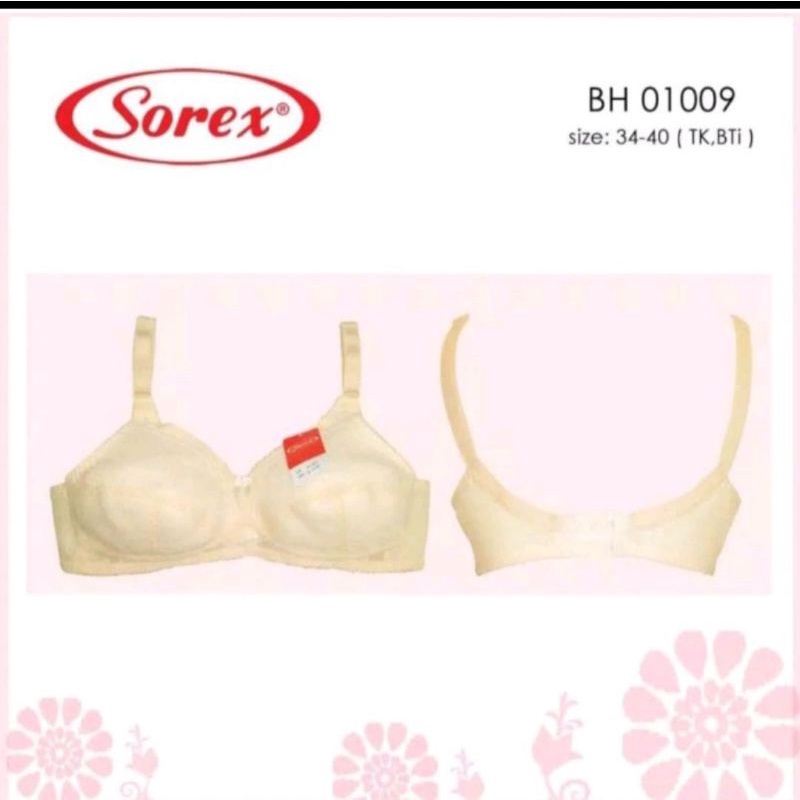 Bh Sorex wanita 01009 Cup Besar tanpa kawat tanpa Busa