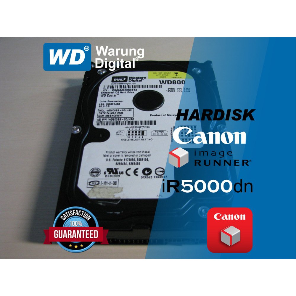 Hardisk Mesin Fotocopy Canon iR5000dn Berkualitas