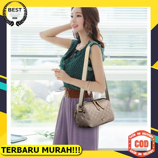Elcyan 》Tas Selempang Wanita Model Terbaru 2022 - Tas Wanita Murah - Tas Selempang Cewek Kekinian - 