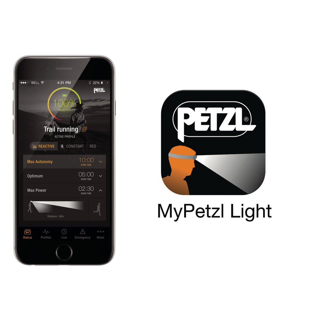 Petzl Reactik + 300 Lumen Headlamp