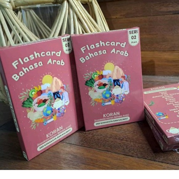 Flashcard Kosakata Harian Bahasa arab KORAN BISA kartu Mufrodat seri 2