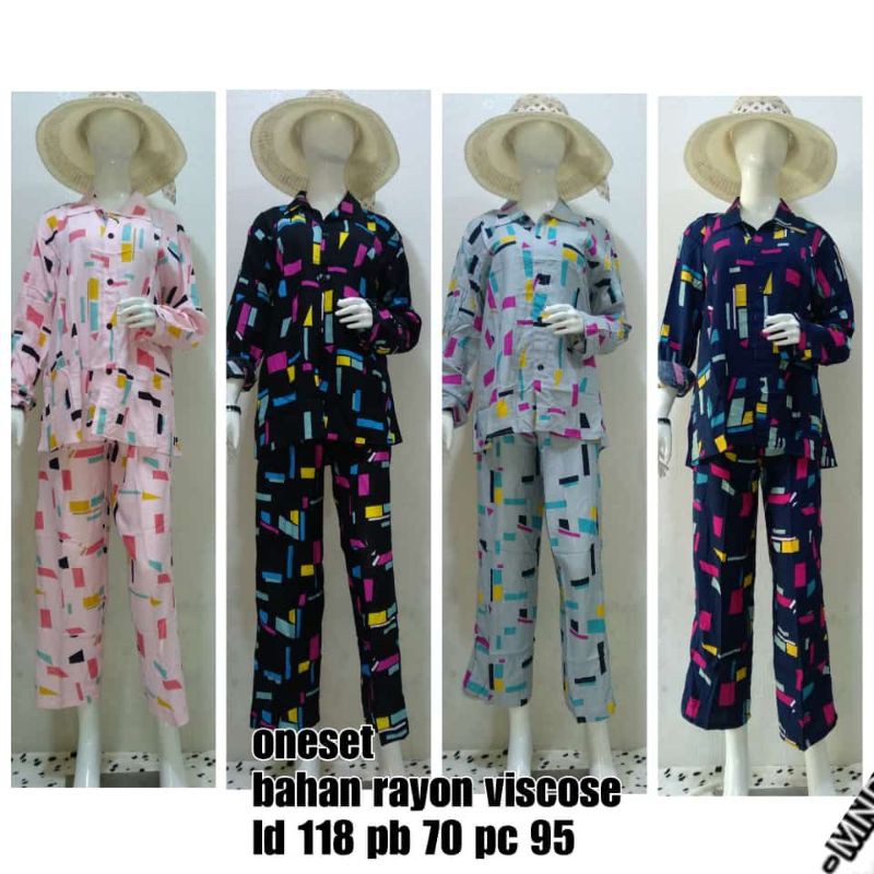 One set rayon viscose