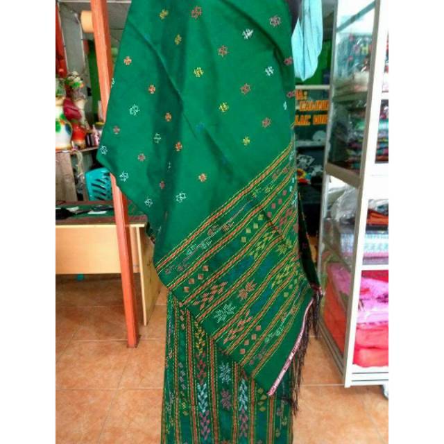 Songket Sadum Tarutung Hijau