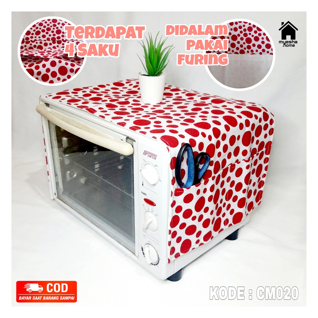 Cover Microwave Oven Sarung Microwave Oven Tempat Microwave Oven Motif Dalmation