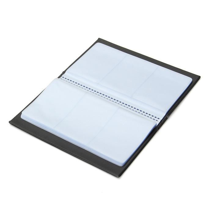 

BARANG BARU Leather 300 Cards Business Name ID Credit Card Holder Book Case ORI