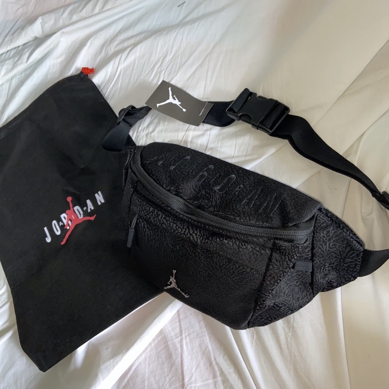 waist bag Jordan burst Crack Black With Dustbag
