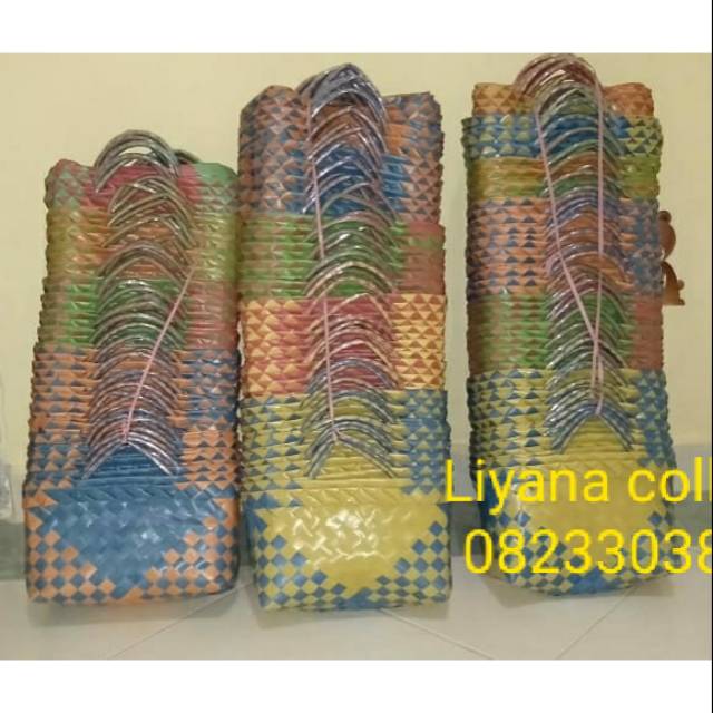 Tas anyaman plastik/ tas syukuran/ tas parcel/ tas kenduri