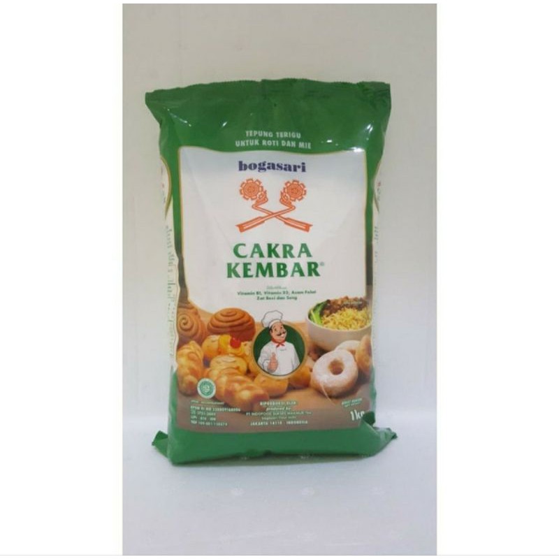 

Tepung Cakra Kembar Premium 1kg / Cakra Kembar Premium 1kg