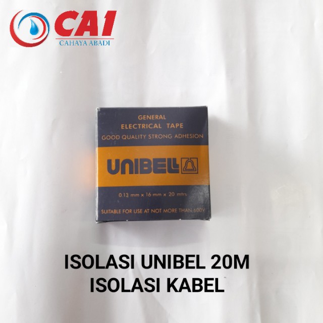 

GROSIR - ISOLASI UNIBEL 20M - ISOLASI LISTRIK BESAR HITAM