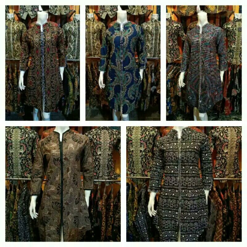 baju batik tunik tradisional//baju batik wanita//bisa cod