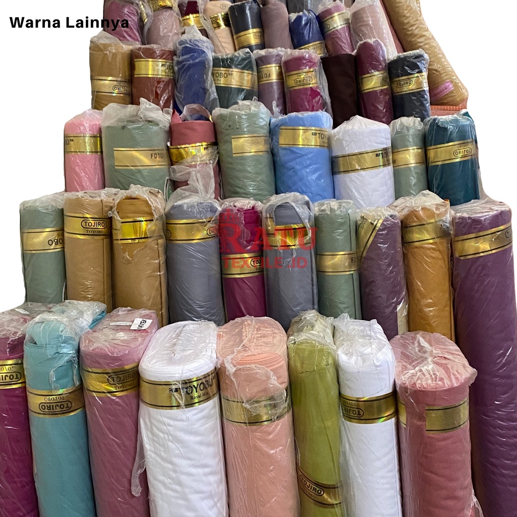 Kain Katun Toyobo Fodu Toyobo Royal Mix  Toyobo RM Toyobo Premium-Warna Lainnya