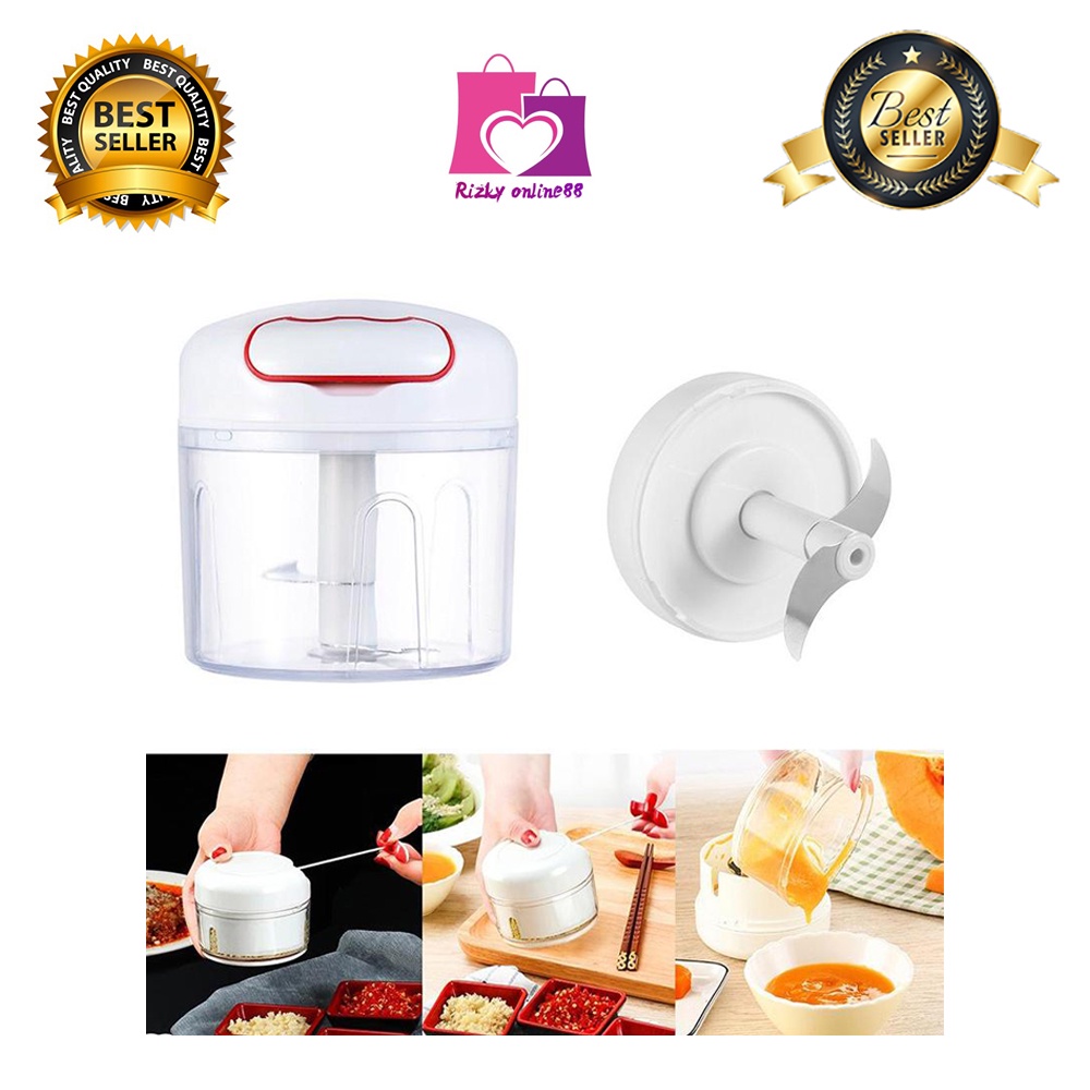 rizkyonloine88 mini food chopper blender bumbu manual / speedy choper mini blender bumbu U128