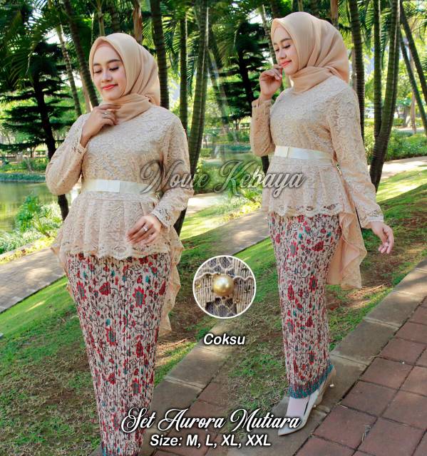 Aurora mutiara / kebaya modren / kebaya remaja / kebaya wisuda/ kebaya pesta/ kebayamurah