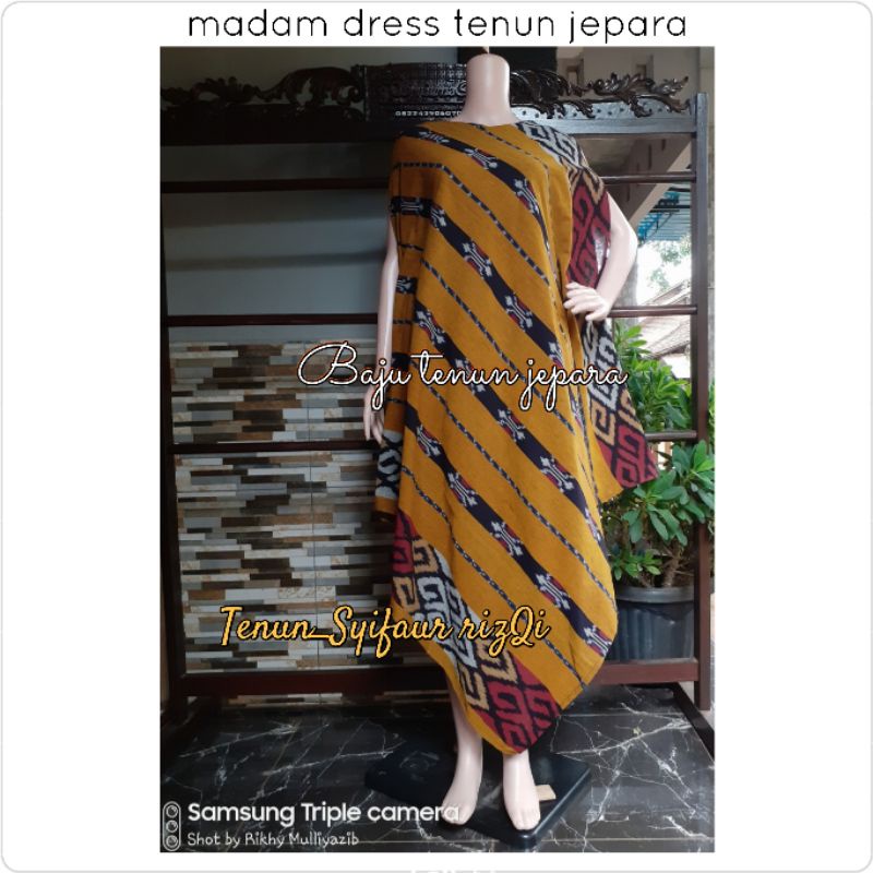 Long dress madam batwing baju tenun jepara DTB111