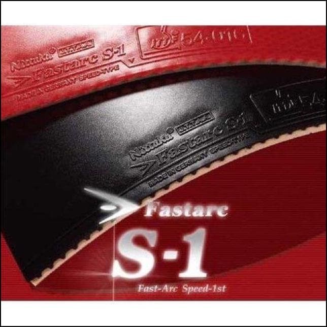 KARET PINGPONG TENIS MEJA NITTAKU FASTARC S1 ORIGINAL JAPAN TERLARIS - Hitam