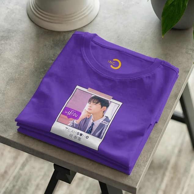 [COTTON 24S] Kaos SUHO LEE / CHA EUN WOO TRUE BEAUTY Kdrama