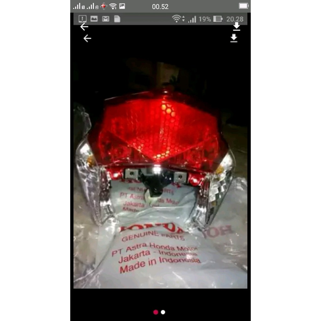 LAMPU STOP ASSY STOP LAMPU AASY VARIO 125 REFLEKTOR BLK vario 125