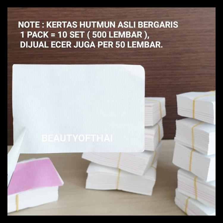 

Indonesia Fresh 2020 Ecer Isi 50 Lbr Kertas Hutmun | Hutmun Original Bergaris